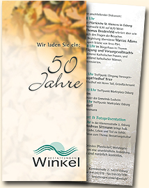 Flyer Bestattungen Winkel
