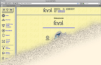 Website Fennek von 1997